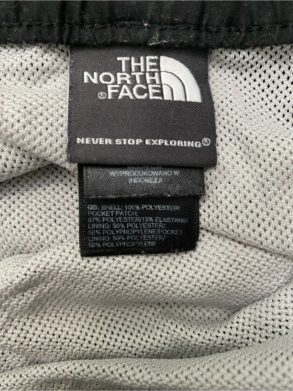Men’s North Face Black‎ Swim Trunks - XL